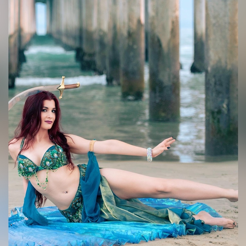 Green professional costume